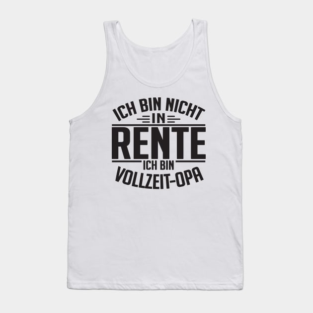 Vollzeit Oma (black) Tank Top by nektarinchen